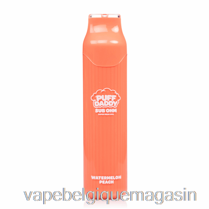 Vape Belgique Puff Daddy 6000 Jetable Pastèque Pêche